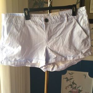 ??SO Shortie Shorts size 17 Juniors 2.5 inch inseam short NWT blue white stripe